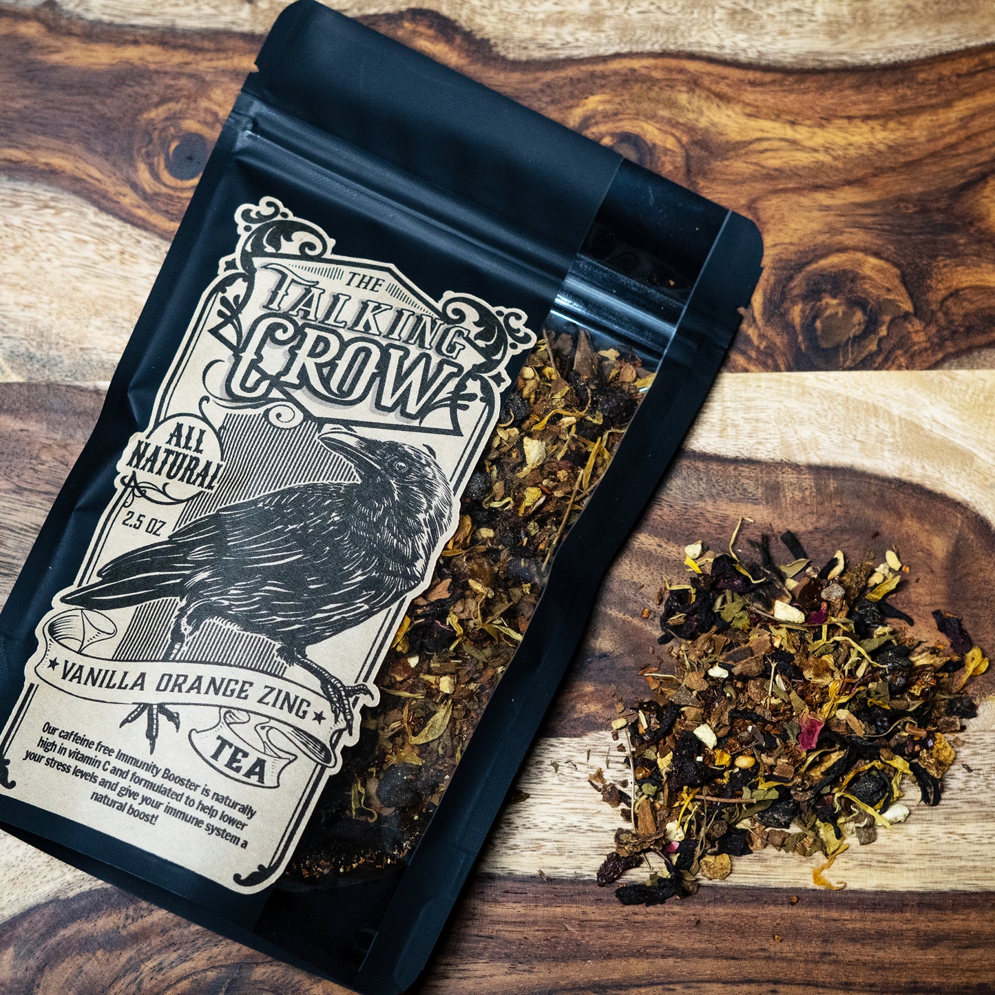 Vanilla Orange Zing Immunity Booster Herbal Tea, All Natural