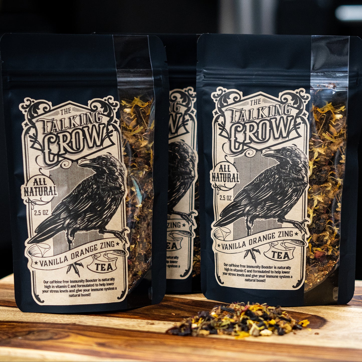 Vanilla Orange Zing Immunity Booster Herbal Tea, All Natural